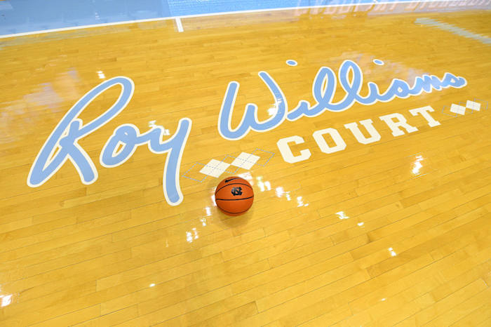 UNC basketball's Roy Williams Court